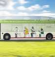 <p>O chamado Bio-Bus tem 40 assentos e opera com gás biometano, gerado a partir do tratamento de esgoto e lixo doméstico</p>  Foto: Eco Desenvolvimento