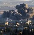 <p>Os ataques em Kobani atingiram duas grandes unidades do Estado Isl&acirc;mico e destru&iacute;ram 15 posi&ccedil;&otilde;es do grupo</p>  Foto: Vadim Ghirda / AP