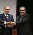 <p>Governadores se reuniram nesta quinta no STF e fecharam o acordo</p>  Foto: Carlos Magno