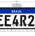 Carros novos terão placa Mercosul a partir de janeiro  Foto: Ministério das Cidades / Reprodução