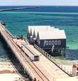 Principal atração de Busselton, seu molhe possui 1,8 quilômetro e é a estrutura de madeira mais longa no hemisfério sul  Foto: Gordon Bell/Shutterstock