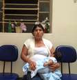 A boliviana Mery Yuyra, 27 anos, quer tentar receber o benefício do Bolsa Família  Foto: Débora Melo / Terra