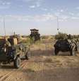 Soldados franceses da Operação Barkhane patrulham a região norte de Timbuktu, no centro do Mali, em novembro. 06/11/2014  Foto: Joe Penney / Reuters