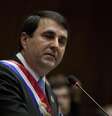 O ex-presidente do Paraguai escapou ileso de um acidente de avião  Foto: Luis Vera/STR / Getty Images 
