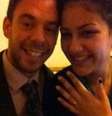 A namorada, Olivia Abdul, aceitou a proposta de casamento   Foto: BBC News Brasil