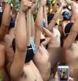 Evento ocorre todos os anos como forma de manifestação sobre algum tema polêmico, geralmente envolvendo assuntos políticos  Foto: Inquirer / Reprodução