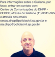 Giuliano Ricca desapareceu no dia 19 de outubro   Foto: Instagram / Reprodução