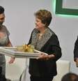 Dilma Rousseff participa de posse da senadora Kátia Abreu como presidente da CNA  Foto: Agência Brasil