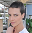 Camila Rodrigues passou por transformação radical e raspou o cabelo para viver personagem egípcia   Foto: Munir Chatack