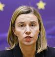 A chefe de política externa da União Europeia, Federica Mogherini, durante coletiva de imprensa em Kiev. 17/12/2014.  Foto: Valentyn Ogirenko / Reuters