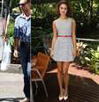 Sophie Charlotte optou pelo mesmo vestido para ir às compras e para um evento de trabalho  Foto: AgNews
