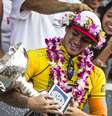 Medina ficou com o vice-campeonato do Pipe Masters 2014  Foto: Kent Nishimura  / AFP