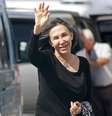 <p>Florinda durante o velório de Chespirito em novembro de 2014</p>  Foto: AP