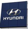 <p>Logotipo da Hyundai em uma concessionária da marca</p>  Foto: Rick Wilking / Reuters