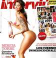 <p>A modelo de 20 anos reproduziu a mesma pose da socialite na Paper Mag</p>  Foto: Twitter/ @mireiiatorre / Reprodução