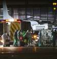 Paciente com ebola é transferida do aeroporto de Glasgow, na Escócia, para Londres, onde fará tratamento no hospital Royal Free  Foto: Reuters