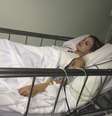A agência de fotos The Grosby Group divulgou nesta segunda-feira (5) imagens de Andressa Urach durante sua internação no hospital Nossa Senhora da Conceição, em Porto Alegre. A modelo sofreu com complicações devido a aplicação de hidrogel nas coxas e esteve em estado grave em função da infecção gerada pelo produto.   Foto: The Grosby Group