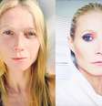 <p>O maquiador Max Factor foi responsável pela make da atriz, que foi entrevistada por Amanda De Cadenet</p>  Foto: Instagram/ @gwynethpaltrow / Reprodução