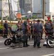 <p>Motociclista bateu de frente com outra moto após percorrer seis quilômetros na contramão, na marginal Pinheiros</p>  Foto: Alexandre Serpa / Futura Press