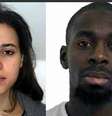 Amedy Coulibaly (izda) y Hayat Boumeddiene (dcha) sospechosos de la muerte de la agente francesa tras el ataque a Charlie Hebdo.  Foto: AFP