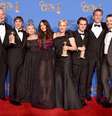 Elenco de 'Boyhood' posa para foto   Foto: Kevin Winter / Getty Images 
