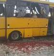 Incidente ocorreu perto da cidade de Volnovakha, ao sul da cidade industrial de Donetsk  Foto: @Interpreter_Mag  / Twitter