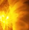 As erupções podem ser vistas na imagem revelada pela Nasa  Foto: Twitter