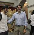 Frederico e o pai, Fernando Haddad  Foto: Facebook