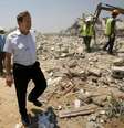 Jens-Anders Toyberg-Frandzen, da ONU, em visita à Faixa de Gaza em 2009. 09/07/2009  Foto: Suhaib Salem / Reuters