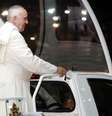 Papa Francisco no papamóvel ao chegar a Manila. 15/1/2015  Foto:  Cheryl Ravelo / Reuters