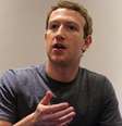 <p>Presidente-executivo do Facebook, Mark Zuckerberg, em entrevista à Reuters na Universidade de Bogotá</p>  Foto: Jose Miguel Gomez / Reuters