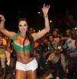 Gracyanne Barbosa se destaca em ensaio na quadra da X-9  Foto: Paduardo / AgNews
