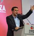 Líder do partido esquerdista radical grego Syriza, Alexis Tsipras, discursa durante comício em Salônica. 20/01/2015  Foto: Alexandros Avramidis / Reuters