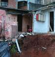Desmoronamento em casa de Carapicuíba, em São Paulo  Foto: Futura Press