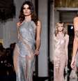 <p>Brasileira Isabeli Fontana desfilou vestido cheio de transpar&ecirc;ncias</p>  Foto: Getty Images 