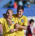 <p>Seleção Brasileira triunfou por 2 a 0</p>  Foto: Matilde Campodonico / AP