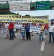 <p>Manifestantes prometem protesto maior durante o Carnaval</p>  Foto: Cristiano Souza / vc repórter