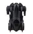 <p>O acessório reproduz fielmente o carro que o personagem dos quadrinhos Bruce Wayne dirige pelas ruas nas noites sombrias de Gotham</p>  Foto: Crazy Case / Divulgação