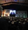 Líder do Hezbollah Nasrallah faz discurso a apoiadores. 30/01/2015.  Foto: Khalil Hassan / Reuters