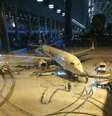 <p>Um pênis foi desenhado na pista do aeroporto de Dublin, na Irlanda</p>  Foto: Twitter