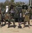 <p>Militantes do grupo radical nigeriano Boko Haram</p>  Foto: BBC Mundo / Copyright