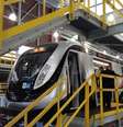 Novo trem da Linha 4 do Metrô do Rio está sendo testado na sede da empresa no centro  Foto: Marcus Vinicius Pinto / Terra