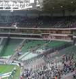 <p>Setor de visitantes no Allianz Parque: MP determinou que apenas a torcida do Palmeiras poderá comparecer ao clássico de domingo</p>  Foto: Bruno Landi / Terra