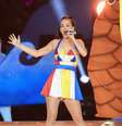 Katy Perry em apresentação durante o Super Bowl no início de fevereiro  Foto:  Christopher Polk  / Getty Images 