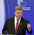 Presidente da Ucrânia, Petro Poroshenko, durante conferência em Bruxelas. 12/02/2015  Foto: Eric Vidal / Reuters