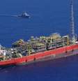 <p>Foto de divulgação do navio-plataforma Cidade de São Mateus, no Espírito Santo.</p>  Foto: Marinha do Brasil / Reuters
