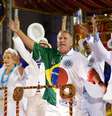 A Águia de Ouro homenageou o Japão em desfile  Foto: Nelson Almeira / AFP