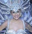 "Não sei sambar. Nunca fui ligada ao Carnaval, é o primeiro ano em que me interesso", disse Clara  Foto: Leo Franco / AgNews