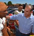 O deputado Marcelo Castro participa da comemoração aos festejos do Sagrado Coração de Maria e Campo Alegre do Fidalgo em 28 de maio de 2014  Foto: Twitter