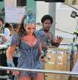 A top model Alessandra Ambrósio foi a Salvador curtir o show de Ivete Sangalo no bloco Coruja   Foto: Marcelo Brammer / AgNews
